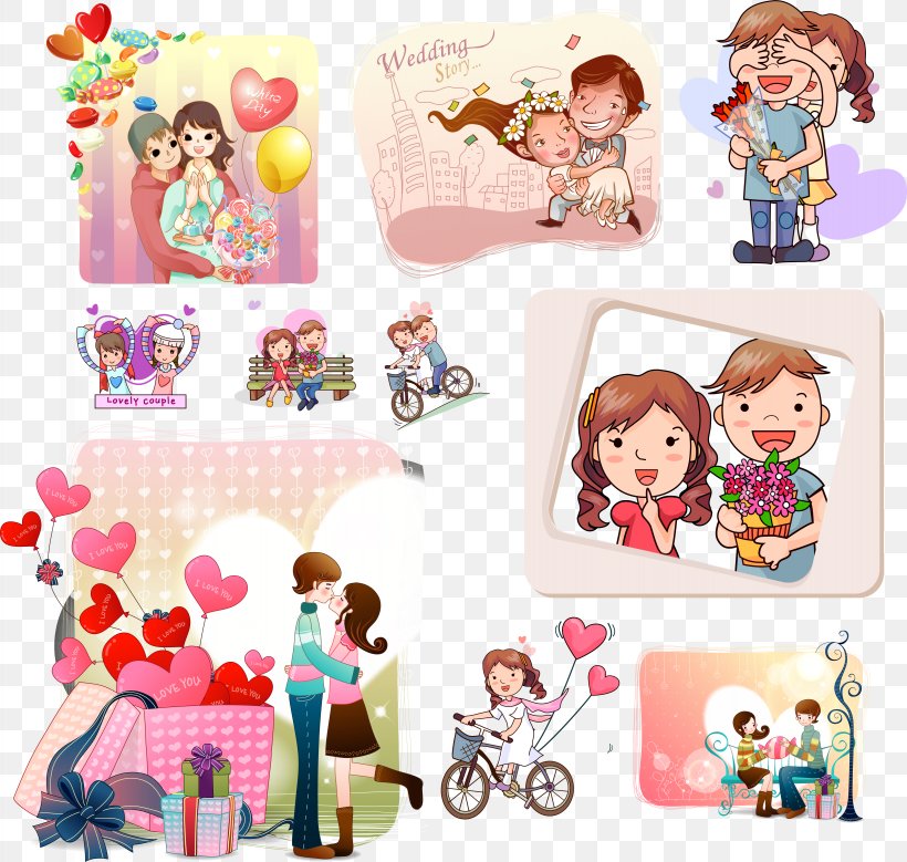 Kiss Couple Love, PNG, 4916x4674px, Kiss, Art, Cartoon, Child, Couple Download Free