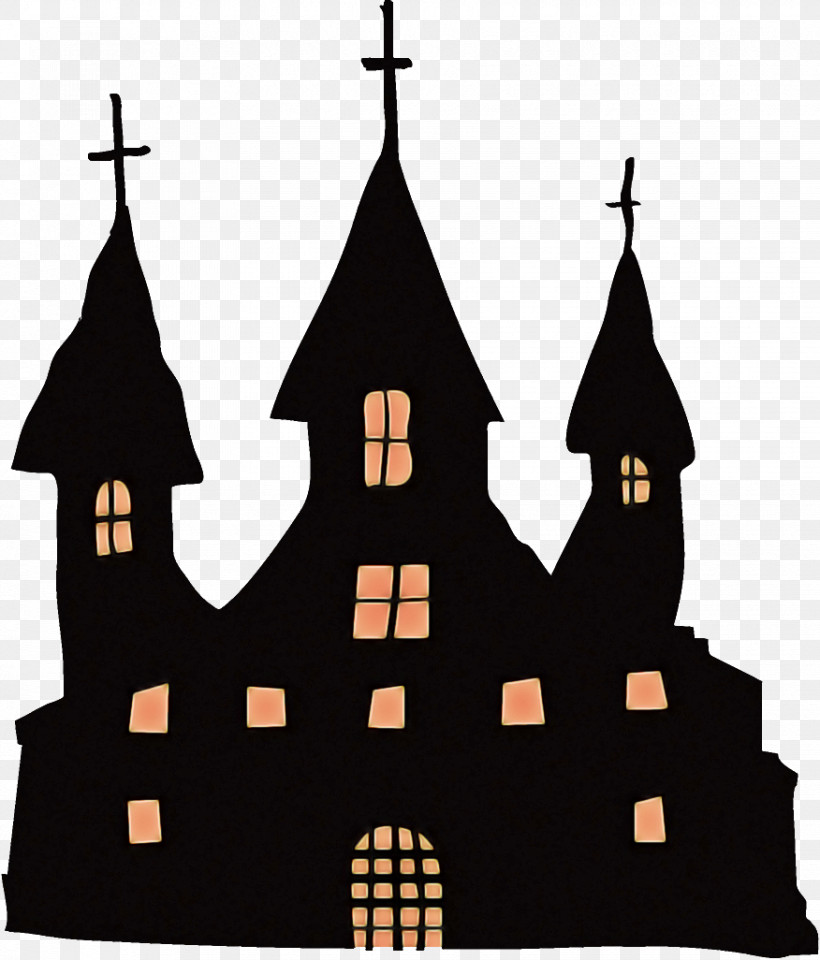 Haunted House Halloween Haunted Halloween, PNG, 876x1026px, Haunted House, Architecture, Building, Chapel, Church Download Free