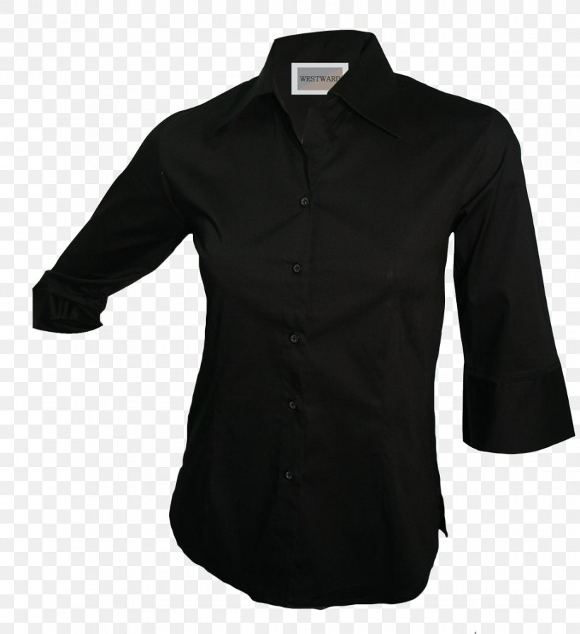 Blouse Product Black M, PNG, 919x1005px, Blouse, Black, Black M, Button, Collar Download Free