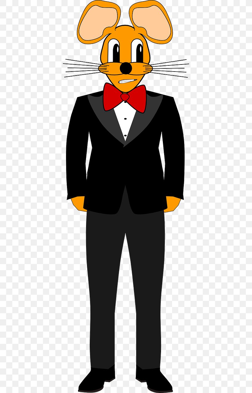 Computer Mouse Tuxedo Suit Clip Art, PNG, 640x1280px, Computer Mouse, Cartoon, Fictional Character, Gentleman, Happiness Download Free