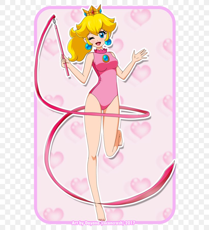 Princess Peach Princess Daisy Rosalina DeviantArt Mario, PNG, 600x900px, Watercolor, Cartoon, Flower, Frame, Heart Download Free