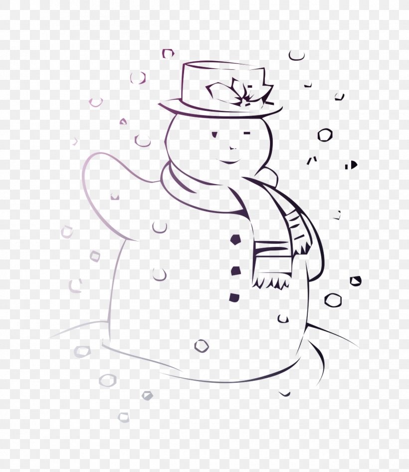 Drawing Christmas Day Illustration Santa Claus Line Art Png