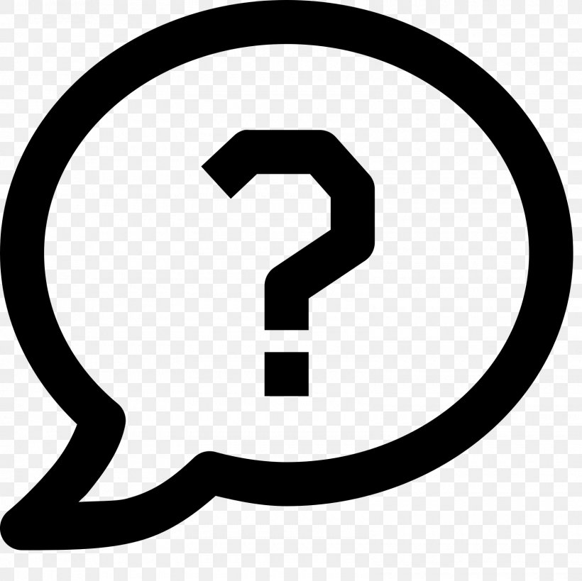 Icon Question, PNG, 1600x1600px, Question, Area, Black And White, Brand, Clip Art Download Free