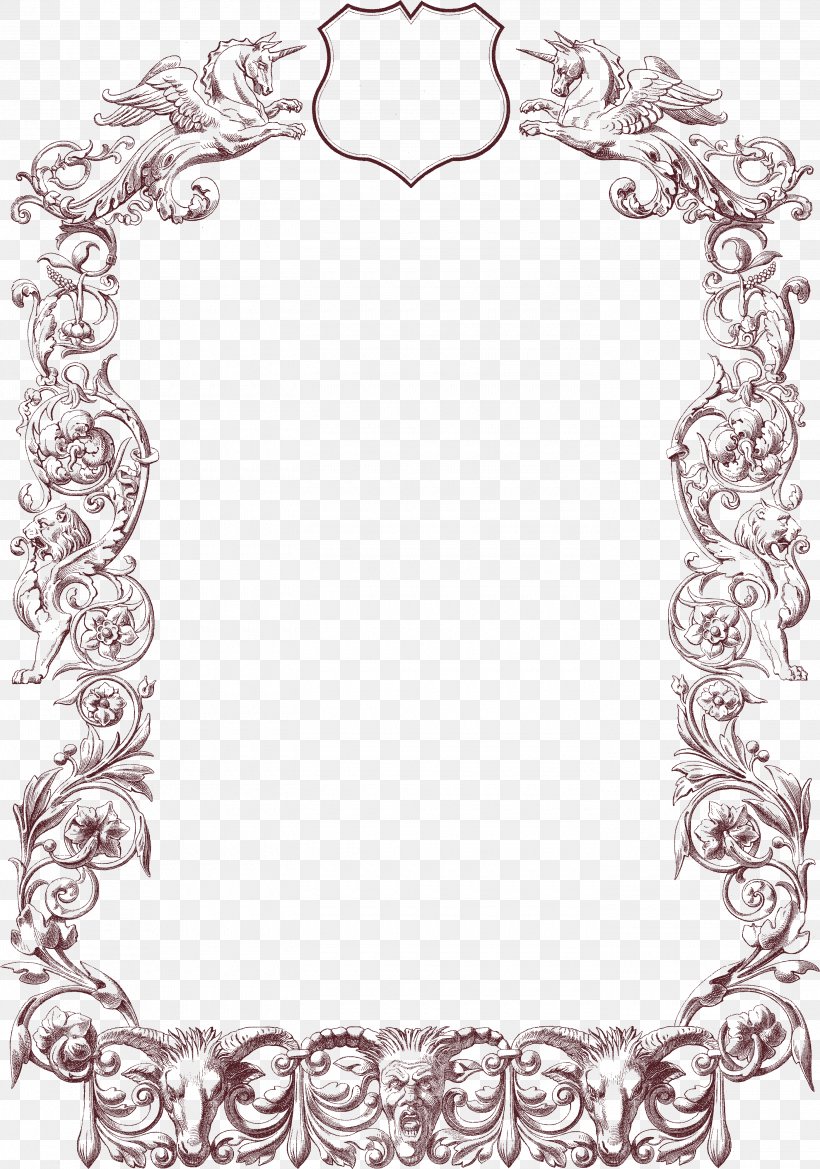 Picture Frame, PNG, 2800x3992px, Picture Frame, Line Art Download Free