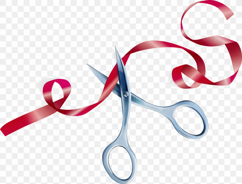 Ribbon Font Scissors Line Meter, PNG, 3000x2287px, Scissors Ribbons, Grand Opening, Line, Meter, Paint Download Free