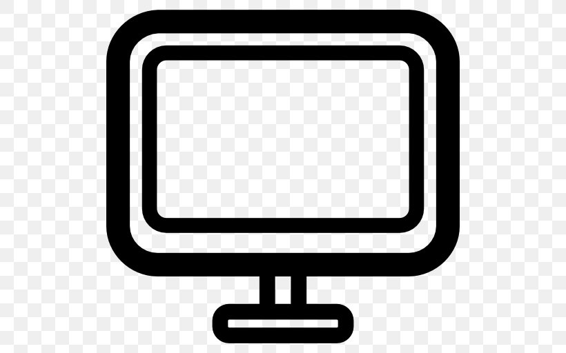 Computer Monitors Clip Art, PNG, 512x512px, Computer Monitors, Area, Black And White, Computer Icon, Computer Monitor Download Free