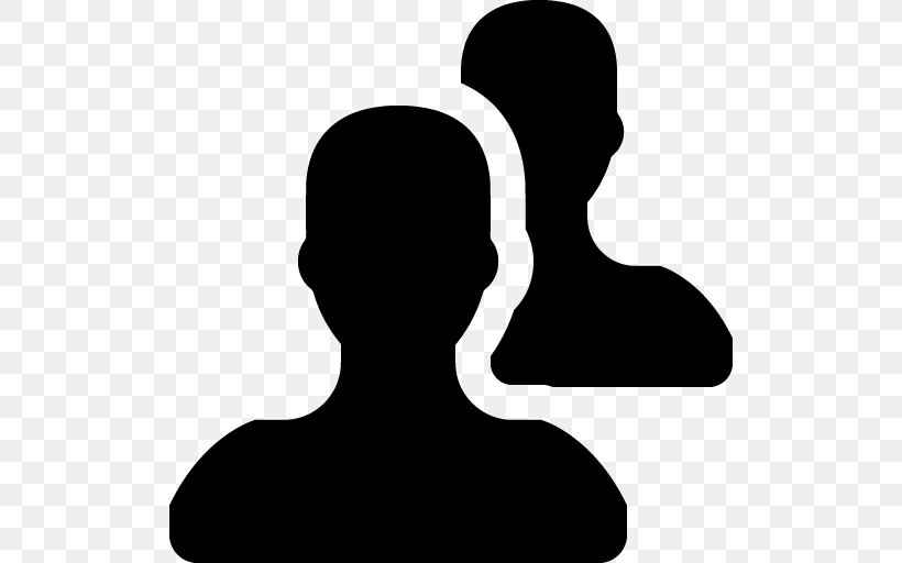 Black And White Neck Silhouette, PNG, 512x512px, User, Black And White, Blog, Button, Human Behavior Download Free