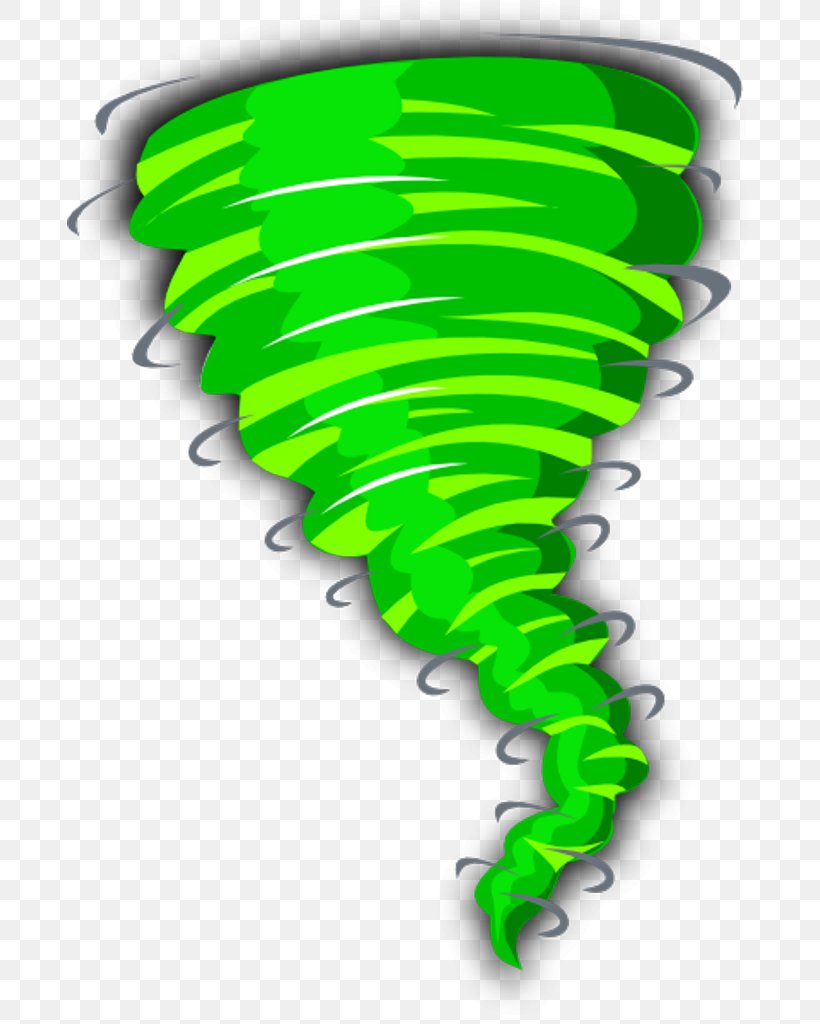 Tornado Clip Art Image Openclipart Free Content, PNG, 686x1024px, Tornado, Cartoon, Green, Invertebrate, Leaf Download Free