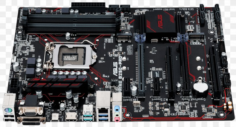 Intel Motherboard LGA 1151 ATX ASUS, PNG, 3000x1611px, Intel, Asus, Atx, Central Processing Unit, Chipset Download Free
