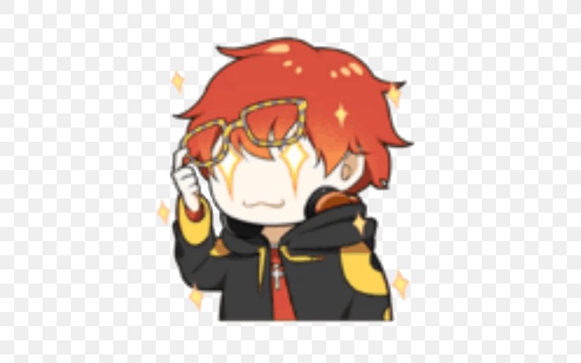 Mystic Messenger Sticker Video Game Emoticon, PNG, 512x512px, Watercolor, Cartoon, Flower, Frame, Heart Download Free