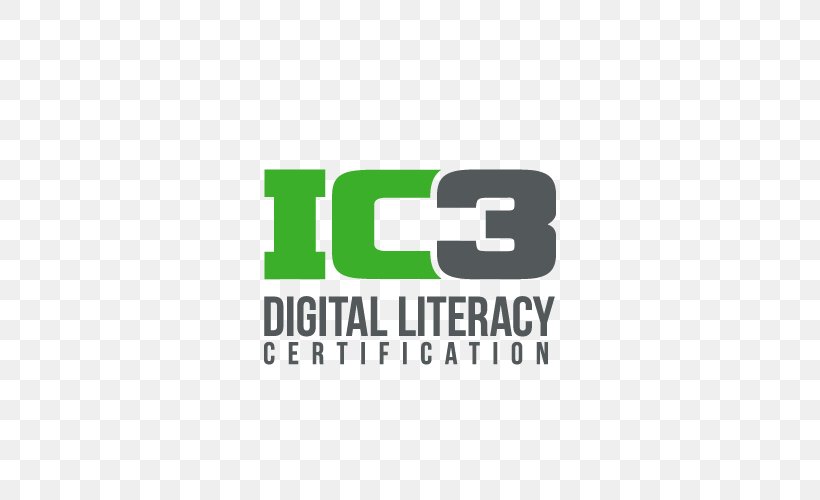 IC3 Professional Certification Digital Literacy Test, PNG, 500x500px, Professional Certification, Area, Brand, Career, Certification Download Free