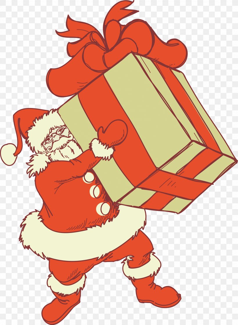 Santa Claus Sticker Christmas, PNG, 1831x2500px, Santa Claus, Area, Art, Artwork, Christmas Download Free