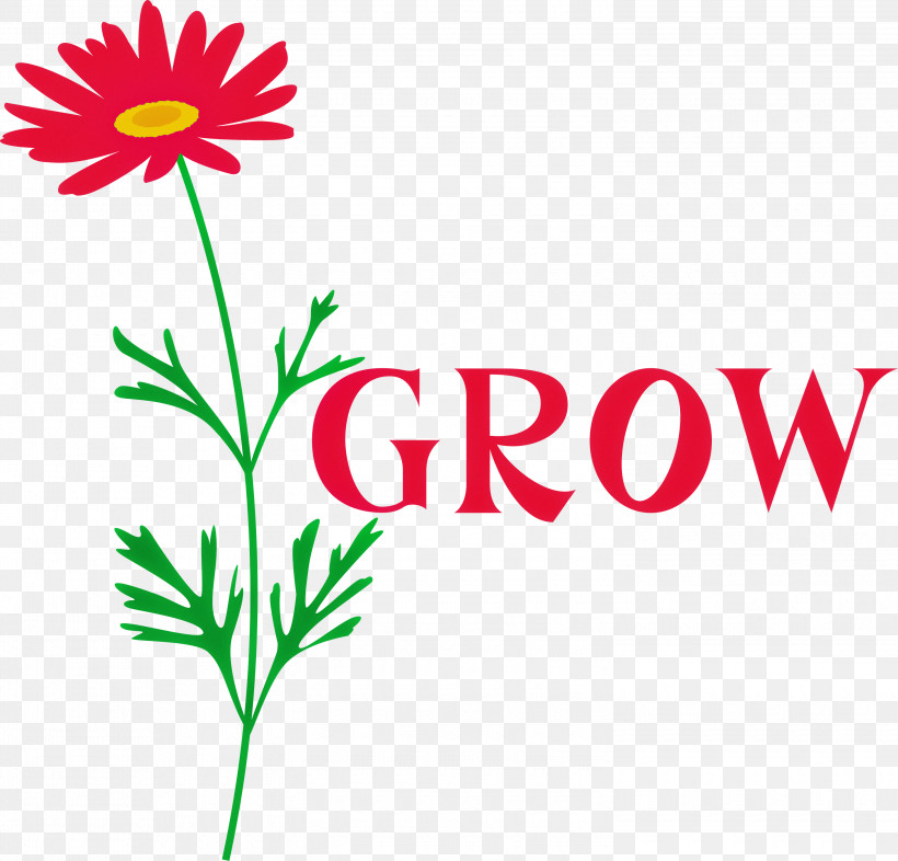 GROW Flower, PNG, 3000x2876px, Grow, Cricut, Cut Flowers, Flower, Idea Download Free