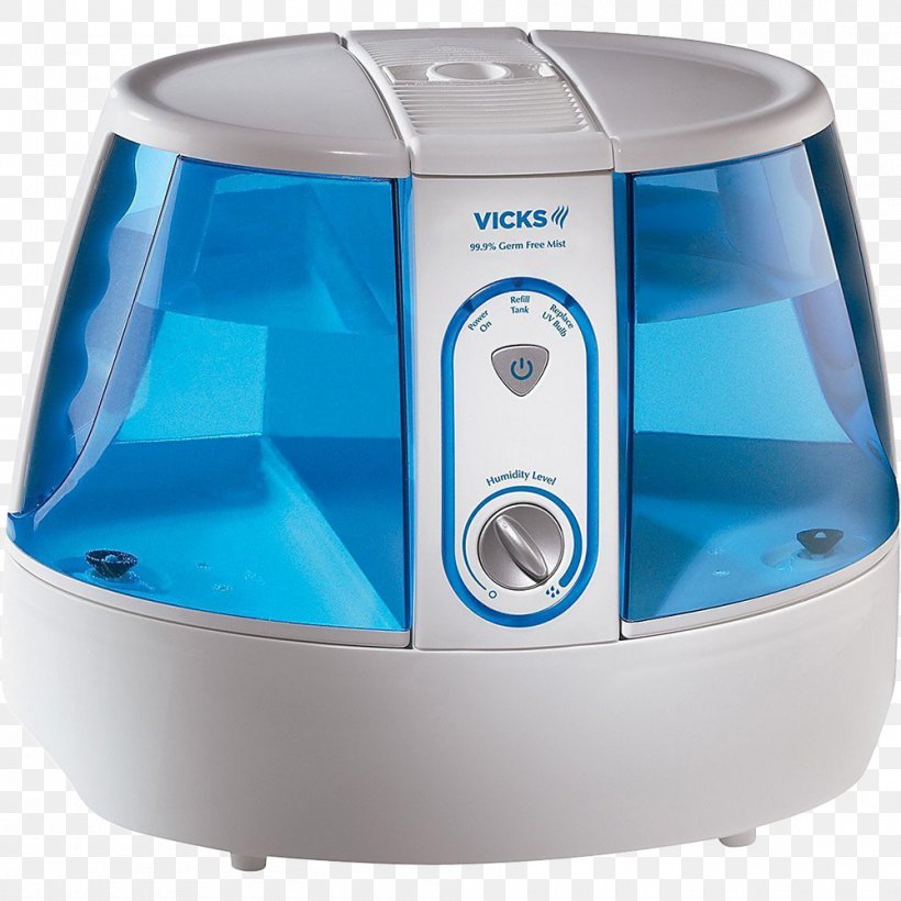 Humidifier Vicks V750 Vicks V790 Vicks V3700, PNG, 1000x1000px, Humidifier, Crane Ee5301, Food Processor, Home Appliance, Honeywell Humidifier Download Free