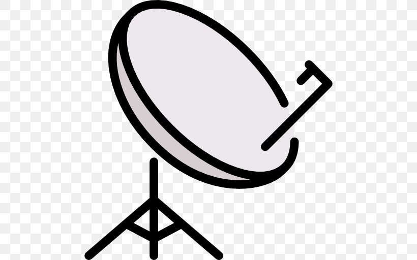 Satellite Dish Aerials Satellite Television Dish Network, PNG, 512x512px, Satellite Dish, Aerials, Area, Black And White, C Band Download Free