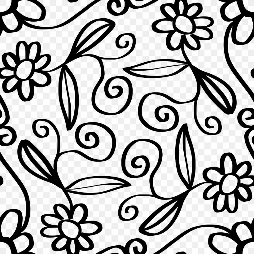 Zazzle Flower Ceramic Tile, PNG, 1000x1000px, Zazzle, Azulejo, Black, Black And White, Branch Download Free