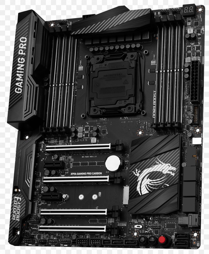 RGB & Hi-Fi GAMING Motherboard X99A GAMING GODLIKE Intel X99 Micro-Star International, PNG, 1945x2365px, Motherboard, Atx, Carbon, Computer Accessory, Computer Case Download Free