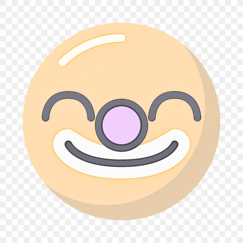 Smiley Clown Emoticon Emotion Icon, PNG, 1024x1024px, Emoticon, Beige, Circle, Emotion Icon, Facial Expression Download Free