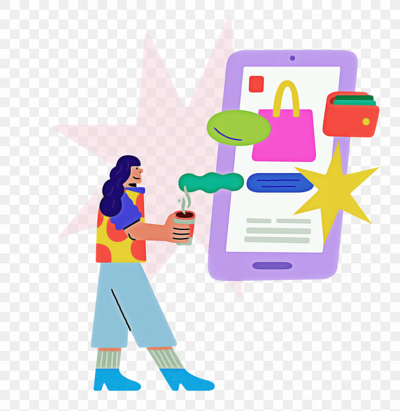 Browsing Mobile Phone, PNG, 2429x2500px, Browsing, Behavior, Cartoon, Human, Line Download Free