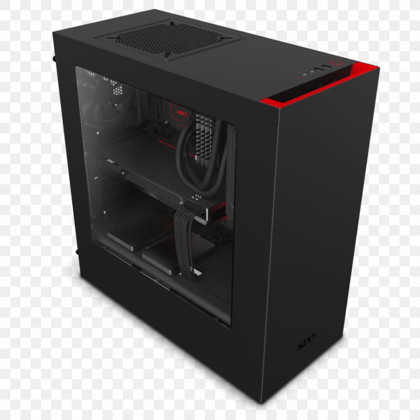 Computer Cases & Housings Nzxt ATX Mini-ITX, PNG, 900x900px, Computer Cases Housings, Atx, Computer, Computer Case, Computer System Cooling Parts Download Free