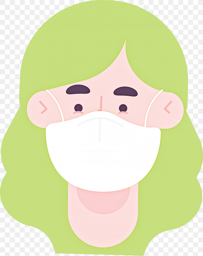 Face With Mask, PNG, 2374x2999px, Face With Mask, Biology, Character, Character Created By, Green Download Free