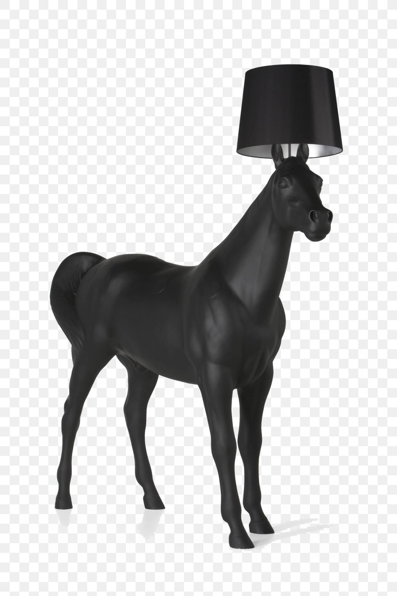Horse Table Lighting Moooi, PNG, 1667x2500px, Horse, Black, Black And White, Designer, Electric Light Download Free