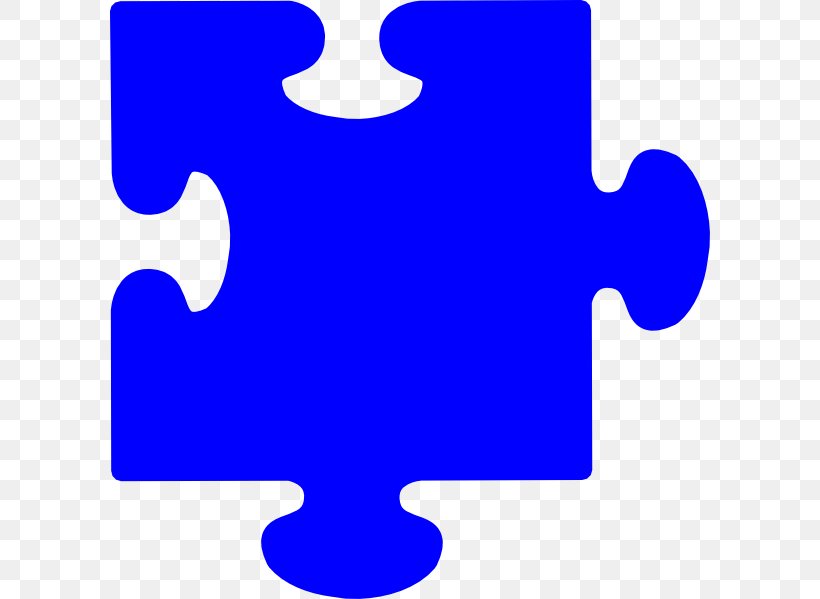 Jigsaw Puzzle Clip Art, PNG, 600x599px, Jigsaw Puzzle, Area, Blue, Cobalt Blue, Electric Blue Download Free