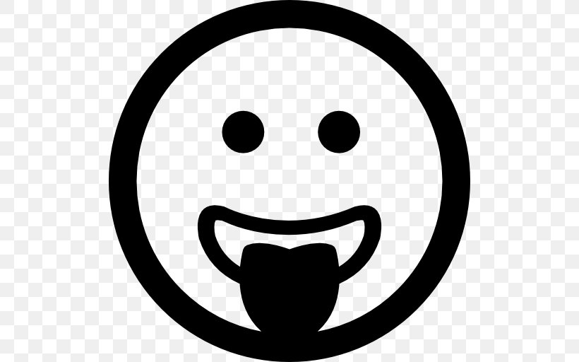 Emoticon Smiley Wink Clip Art, PNG, 512x512px, Emoticon, Black And White, Emoji, Emotion, Face Download Free