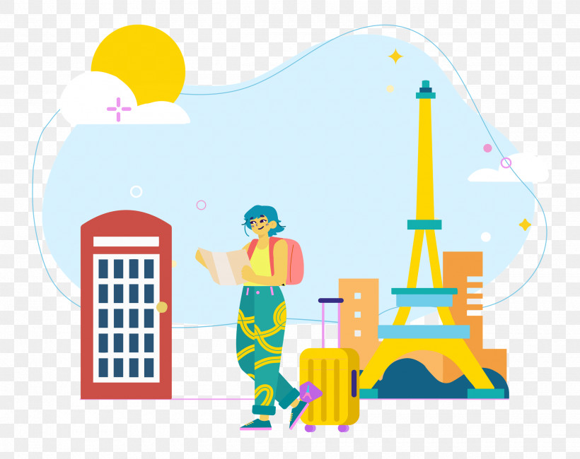 Paris Travel, PNG, 2500x1982px, Paris, Cartoon, Drawing, Logo, Painting Download Free