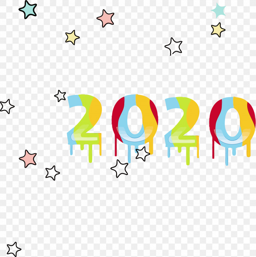 Text Line Font Logo, PNG, 2987x3000px, 2020, Happy New Year 2020, Line, Logo, New Years 2020 Download Free