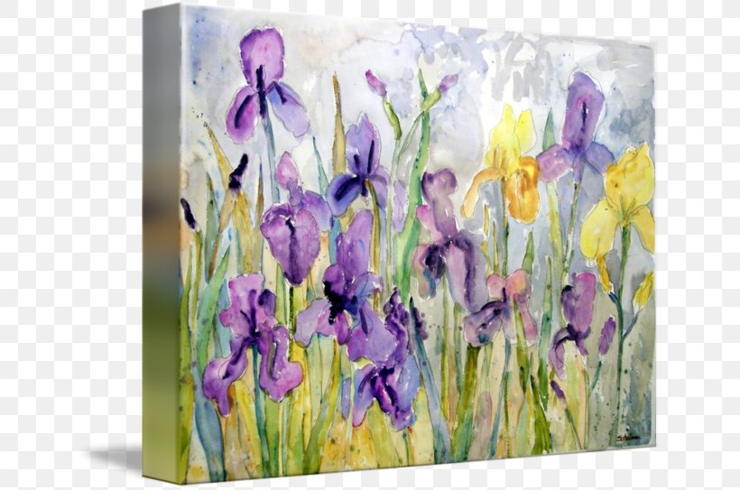 Watercolor Painting Purple Flower, PNG, 650x543px, Watercolor Painting, Acrylic Paint, Art, Canvas, English Lavender Download Free
