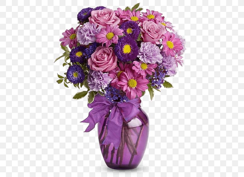 Birthday Flower Bouquet Flower Delivery Floristry, PNG, 550x596px, Birthday, Anniversary, Aster, Cut Flowers, Floral Design Download Free