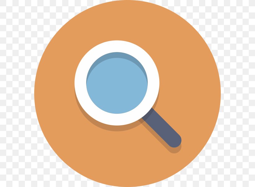 Magnifying Glass, PNG, 600x600px, Magnifying Glass, Glass, Icon Design, Magnifier, Orange Download Free