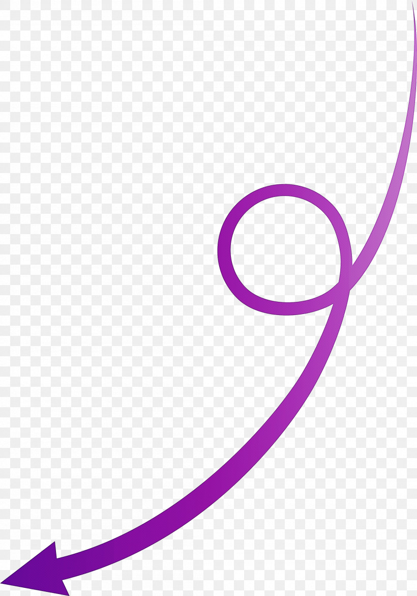 Curved Arrow, PNG, 2100x3000px, Curved Arrow, Line, Magenta, Pink, Purple Download Free