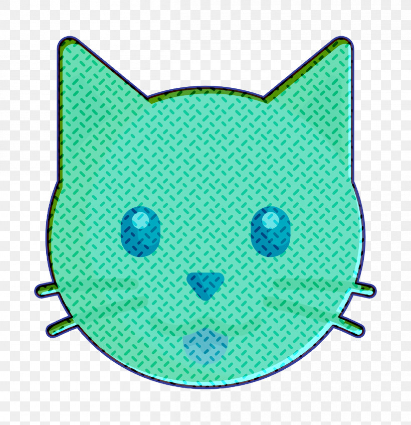 Animals And Nature Icon Cat Icon, PNG, 1204x1244px, Animals And Nature Icon, Aqua, Cat Icon, Line, Turquoise Download Free