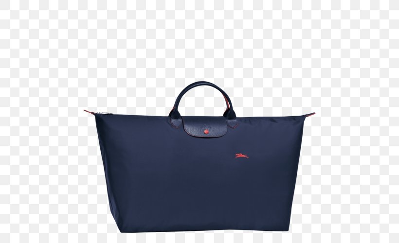 Tote Bag Longchamp Le Pliage Medium Nylon Top Handle Tote, PNG, 500x500px, Tote Bag, Bag, Baggage, Blue, Brand Download Free
