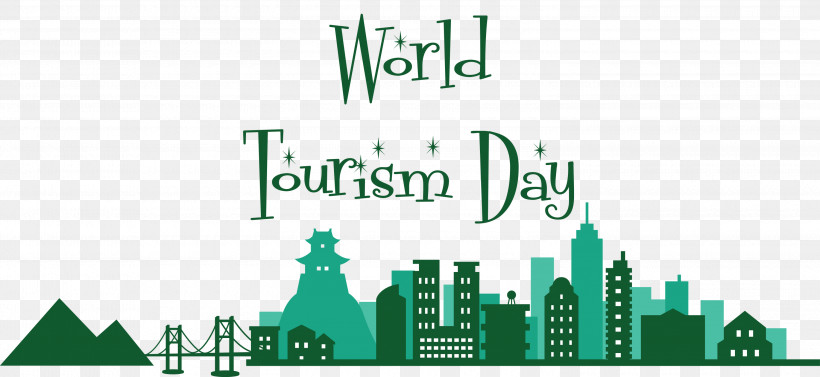 World Tourism Day Travel, PNG, 3000x1382px, World Tourism Day, Green, Logo, Meter, Travel Download Free