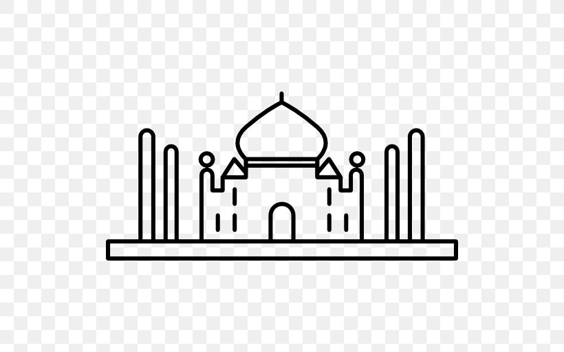 Black Taj Mahal Monument, PNG, 512x512px, Taj Mahal, Agra, Area, Black And White, Black Taj Mahal Download Free