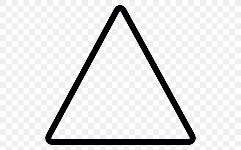 Equilateral Triangle Right Triangle Geometry Mathematics, PNG, 512x512px, Triangle, Area, Black, Black And White, Equilateral Polygon Download Free