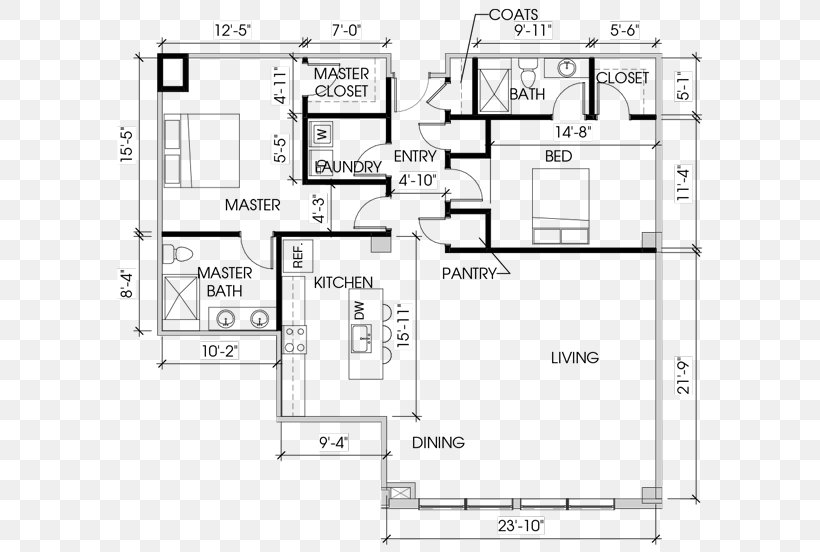 Paper Floor Plan Technical Drawing, PNG, 600x552px, Paper, Area, Black And White, Diagram, Drawing Download Free