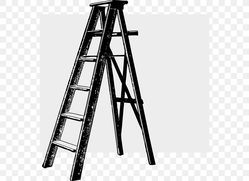 Attic Rehab Attic Ladder Loft, PNG, 558x596px, Ladder, Attic, Attic Ladder, Black And White, Erie Download Free