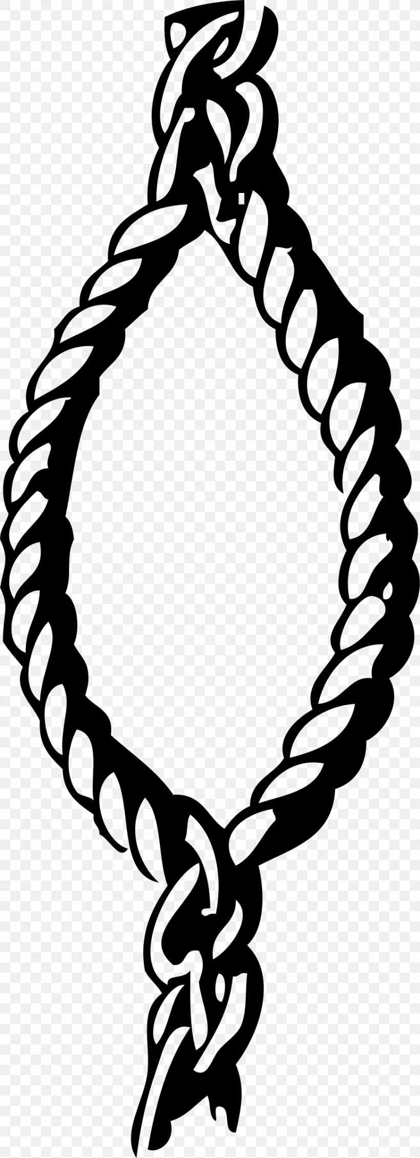 Knot Bowline On A Bight Seizing, PNG, 870x2400px, Knot, Bight, Black, Black And White, Body Jewelry Download Free