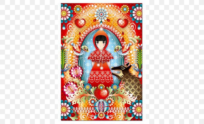 Little Red Riding Hood Mural Artist Illustrator, PNG, 500x500px, Little Red Riding Hood, Art, Artist, Color, Fairy Tale Download Free