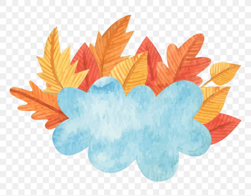 Autumn Leaves Watercolor Painting Image, PNG, 804x642px, Autumn Leaves, Art, Autumn, Autumn Leaf Color, Cloud Download Free