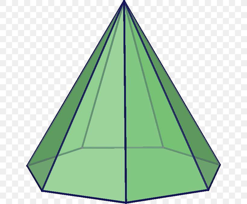 Hexagonal Pyramid Heptagonal Pyramid Square Pyramid, PNG, 646x678px, Hexagonal Pyramid, Area, Dihedral Group, Edge, Face Download Free