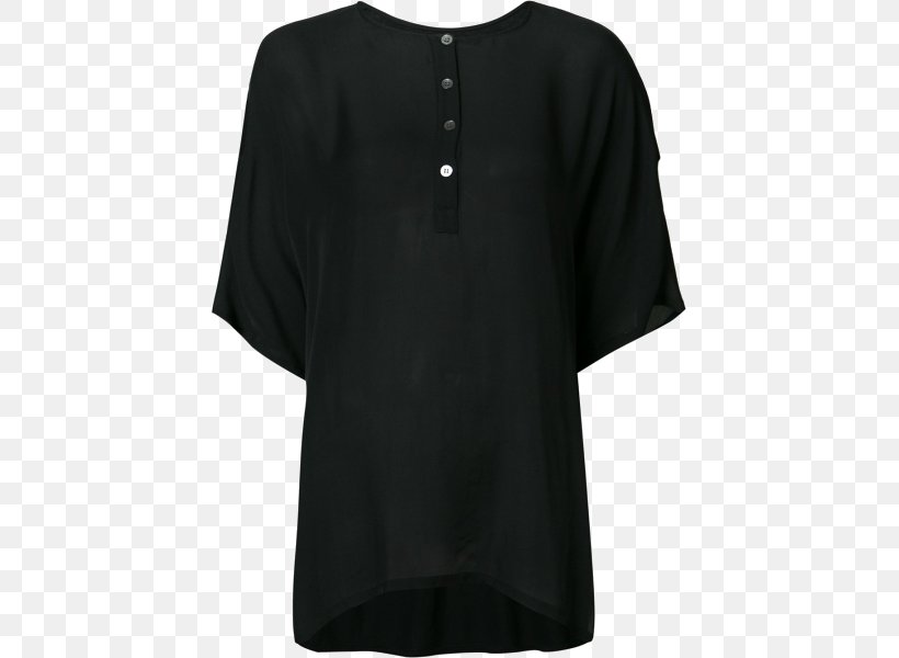 T-shirt Sleeve Ruffle Clothing, PNG, 433x600px, Tshirt, Active Shirt, Black, Blouse, Clothing Download Free