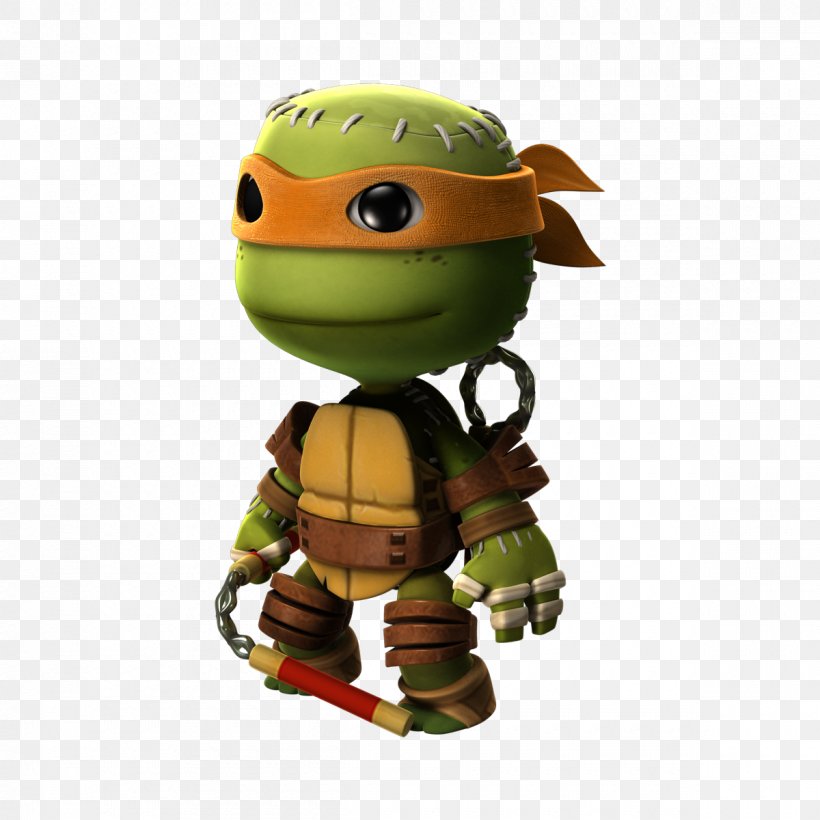 Turtle LittleBigPlanet Donatello Leonardo Raphael, PNG, 1200x1200px, Turtle, Donatello, Fictional Character, Figurine, Leonardo Download Free