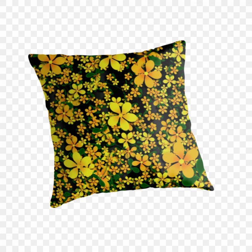 Yellow Throw Pillows Cushion Black, PNG, 875x875px, Yellow, Art, Bathroom, Black, Cushion Download Free
