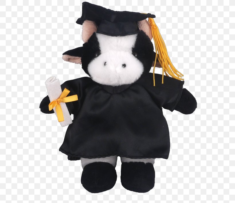 Stuffed Animals & Cuddly Toys Cattle Graduation Ceremony Square Academic Cap Academic Dress, PNG, 668x709px, Stuffed Animals Cuddly Toys, Academic Dress, Blue, Cap, Cartoon Download Free