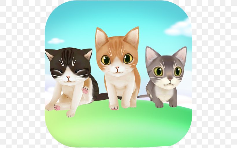 My Talking Kitten Cat My Virtual Pet Shop, PNG, 512x512px, Kitten, American Wirehair, Android, Carnivoran, Cat Download Free